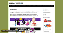 Desktop Screenshot of dedra-prodej.cz