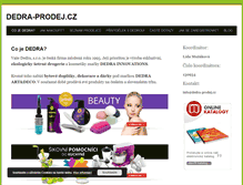 Tablet Screenshot of dedra-prodej.cz